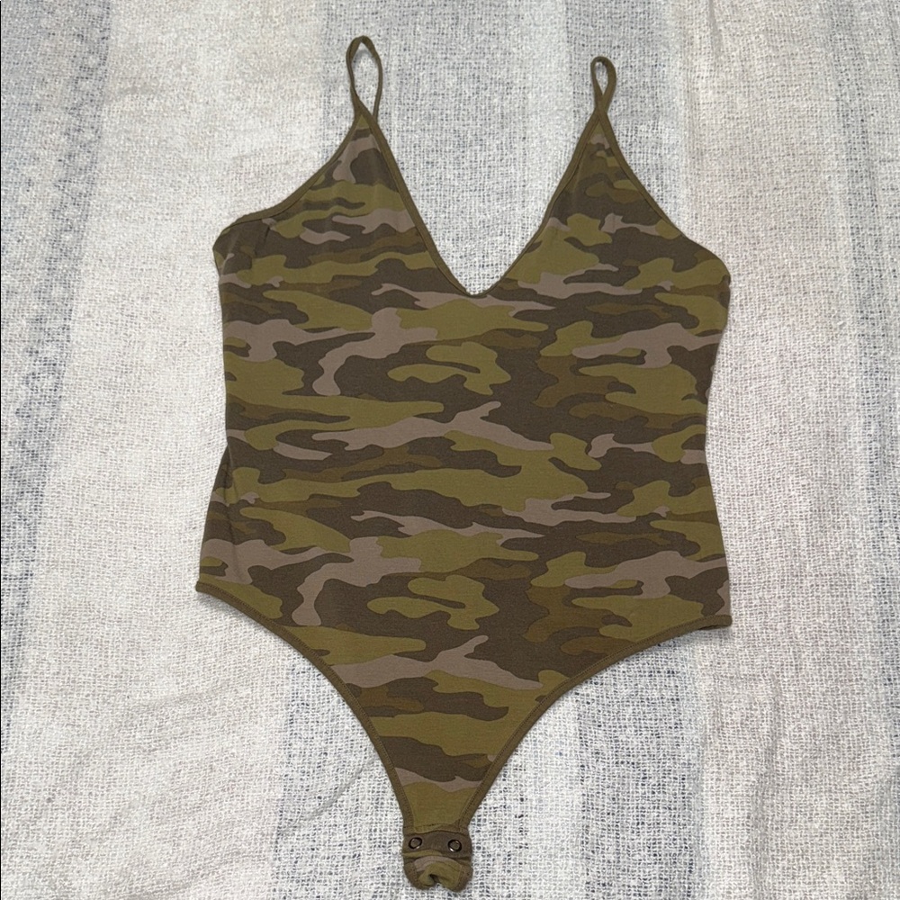 Express Girls Camo One-Piece Bodysuit